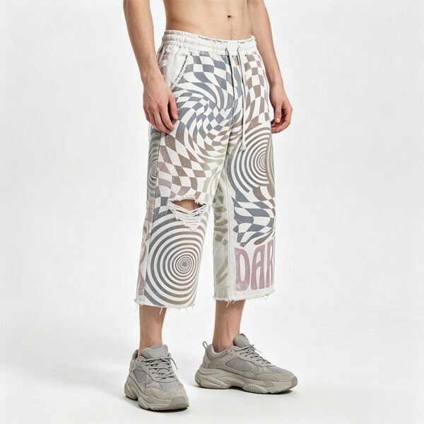 Custom Vintage Checkerboard Cargo Pants 714-13 - Style 708E55 - product detail view 2 Custom Vintage Checkerboard Cargo Pants 714-13 - Style 708E55 - product detail view 2