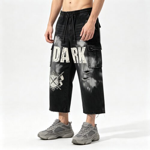 Custom Vintage Cropped Cargo Pants - Style 750123 Custom Vintage Cropped Cargo Pants - Style 750123