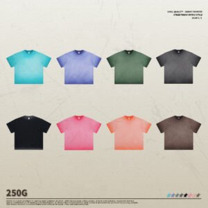 Custom 250G Vintage-Dyed Oversized T-Shirt AR016 - Style D36011