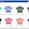 Custom 250G Vintage-Dyed Oversized T-Shirt AR016 - Style D36011 - product detail view 8 Custom 250G Vintage-Dyed Oversized T-Shirt AR016 - Style D36011 - product detail view 8