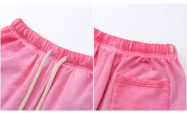 Custom Vintage-Dyed Terry Drawstring Shorts - 7616 - Style AD44F8 - product detail view 12 Custom Vintage-Dyed Terry Drawstring Shorts - 7616 - Style AD44F8 - product detail view 12