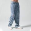 Custom Vintage Embroidered Panel Jeans - Style EDFA12 - product detail view 3