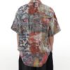 Custom Vintage Graffiti Boxy Overshirt | - Style 44FAC5 - product detail view 4