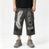 Custom Vintage Eagle Graphic Cargo Pants - Style 36D2CC