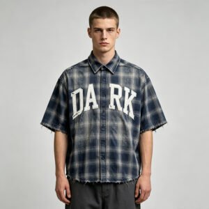 Custom Vintage Plaid Overshirt - Style 4E9641