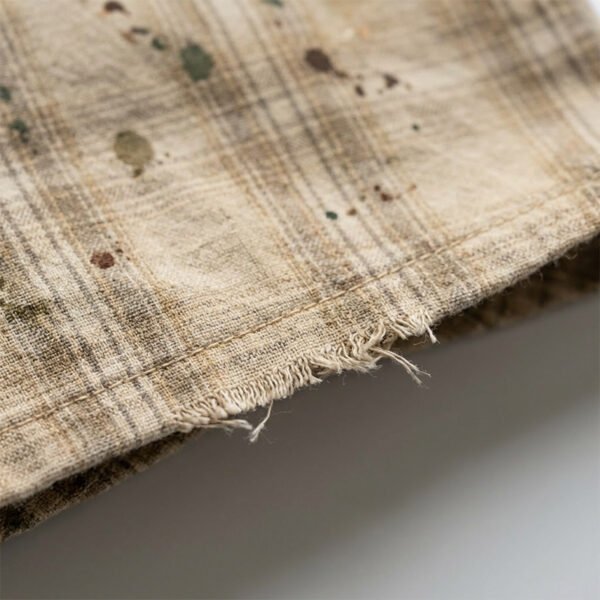 Custom Vintage Plaid Short Sleeve Shirt - Style F51E61 - product detail view 2