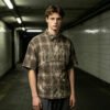 Custom Vintage Plaid Short Sleeve Shirt 17 - Style 2ACA90 - product detail view 3 Custom Vintage Plaid Short Sleeve Shirt 17 - Style 2ACA90 - product detail view 3