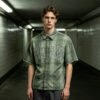 Custom Vintage Plaid Frayed-Hem Short-Sleeve Shirt - Style 51FCD3 Custom Vintage Plaid Frayed-Hem Short-Sleeve Shirt - Style 51FCD3