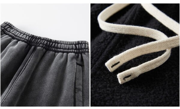 Custom Vintage-Wash Fleece Sweatpants 7763 - Style 2EB288 - product detail view 9