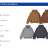 Custom Vintage-Wash French Terry Pullover Hoodie | - Style 33A0C9 - product detail view 5 Custom Vintage-Wash French Terry Pullover Hoodie | - Style 33A0C9 - product detail view 5