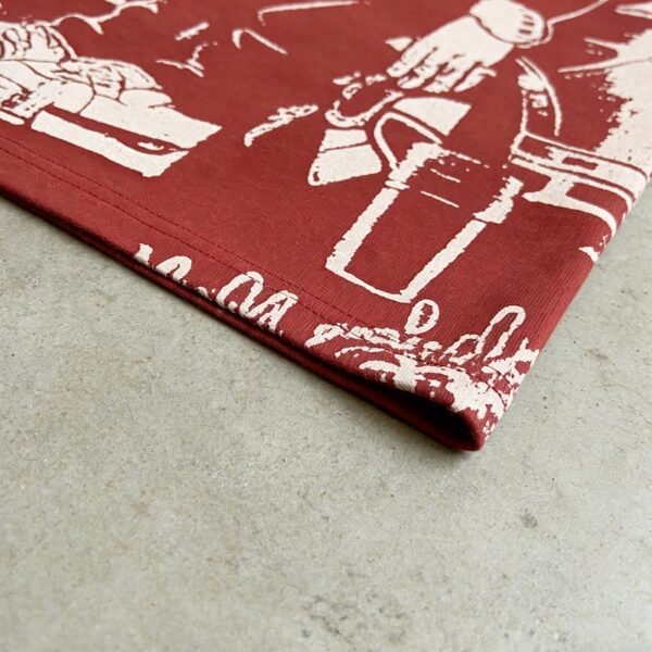 Custom Oversized Vintage-Wash Graphic Crewneck T-Shirt - Style 541693 - product detail view 9