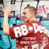 Custom Oversized Vintage-Wash Graphic Crewneck T-Shirt - Style 541693 - product detail view 11