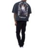 Custom Vintage-Wash Motorbike Graphic Street T-Shirt - Style 264CC2 - product detail view 3