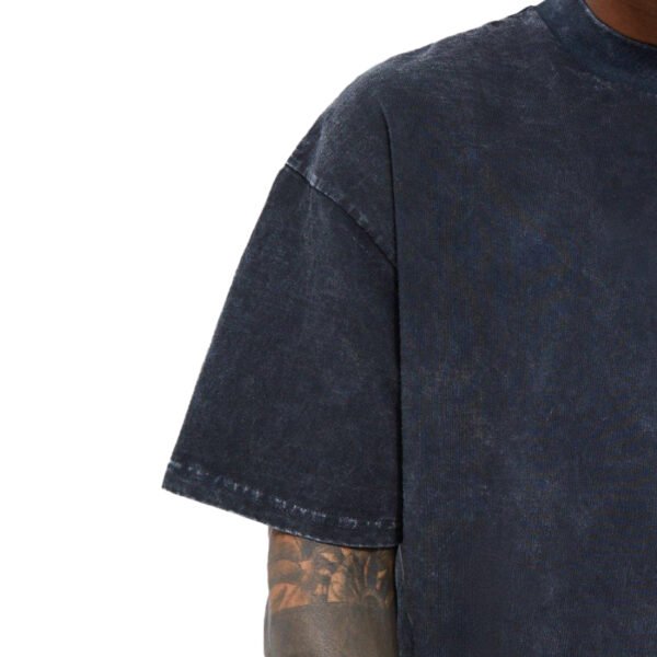 Custom Vintage-Wash Motorbike Graphic Street T-Shirt - Style 264CC2 - product detail view 5
