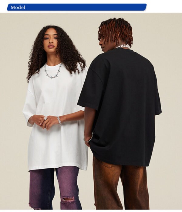 Custom Vintage-Wash Oversized Heavyweight T-Shirt S1721 - Style A80EF4 - product detail view 14