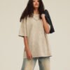 Custom Vintage-Wash Oversized Heavyweight T-Shirt S1721 - Style A80EF4 - product detail view 19