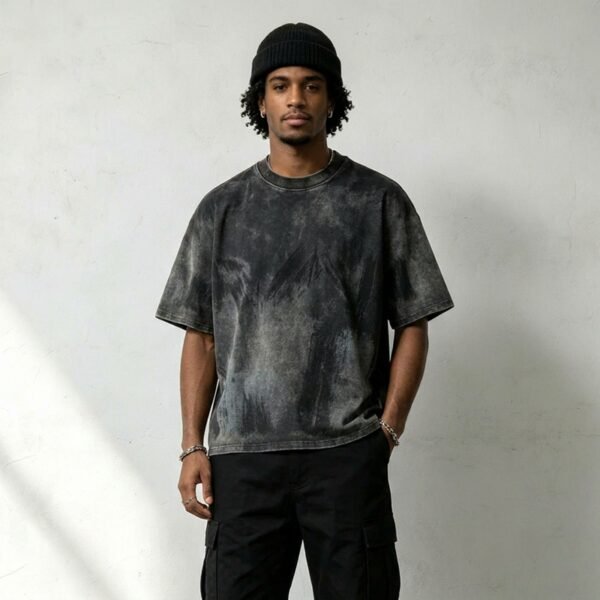 Custom Vintage-Wash Oversized Heavyweight T-Shirt - Style 1EF0A6 - product detail view 6