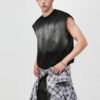 Custom Vintage Wash Oversized Sleeveless Tank Top - Style 2BD61C - product detail view 10