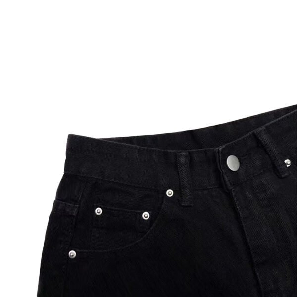 Custom Vintage Wash Straight-Leg Button Pants - Style 6CAC1C - product detail view 2 Custom Vintage Wash Straight-Leg Button Pants - Style 6CAC1C - product detail view 2