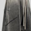 Custom Vintage-Wash Panel Streetwear Shorts - Style 415F93 - product detail view 3 Custom Vintage-Wash Panel Streetwear Shorts - Style 415F93 - product detail view 3