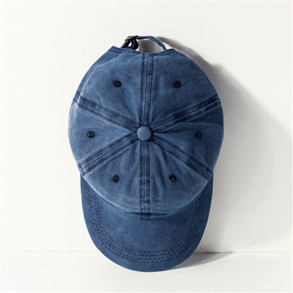 Custom Vintage-Washed Baseball Cap - Style 2605CE - product detail view 2 Custom Vintage-Washed Baseball Cap - Style 2605CE - product detail view 2