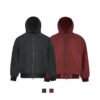 Custom Vintage-Washed Oversized Zip Bomber Jacket - Style BE0984 - product detail view 5 Custom Vintage-Washed Oversized Zip Bomber Jacket - Style BE0984 - product detail view 5