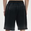 Black vintage washed french terry shorts