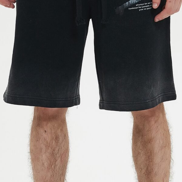 Custom Vintage Washed French Terry Shorts - Style 777A95 - product detail view 6