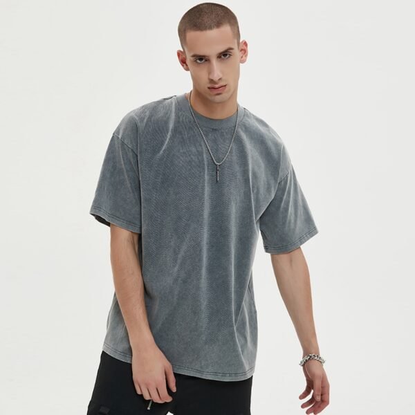 Custom Vintage Washed Heavyweight Streetwear T-Shirt | VW-A490E54 - Style A490E5 - product detail view 6 Custom Vintage Washed Heavyweight Streetwear T-Shirt | VW-A490E54 - Style A490E5 - product detail view 6