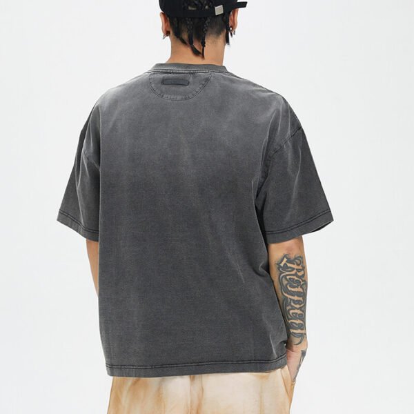 Custom Vintage-Washed Boxy Heavyweight T-Shirt - Style 276138 - product detail view 2 Custom Vintage-Washed Boxy Heavyweight T-Shirt - Style 276138 - product detail view 2