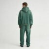 Custom Vintage-Washed Pullover Hoodie and Jogger Set - Style 7CA89D - product detail view 3