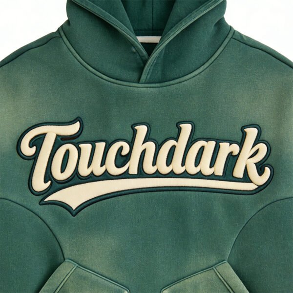 Custom Vintage-Washed Pullover Hoodie and Jogger Set - Style 7CA89D - product detail view 7
