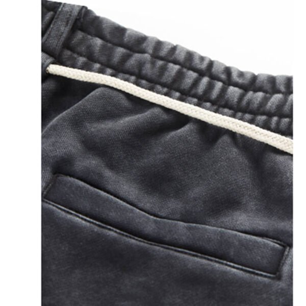 Custom vintage washed straight-leg jeans