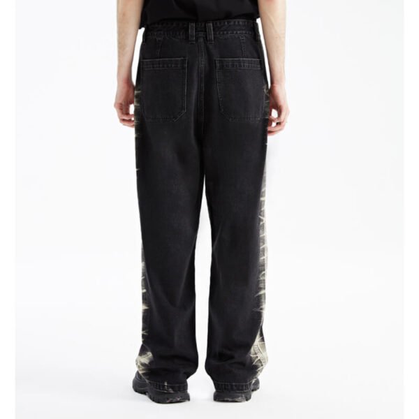 Custom Vintage Washed Straight-Leg Jeans - Style 72EED4 - product detail view 9