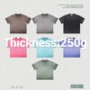 Custom 250 GSM Vintage Washed Oversized T-Shirt - Style 36E733 - product detail view 3