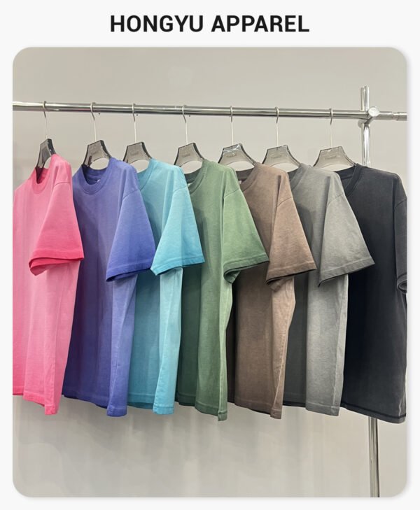 Custom 250 GSM Vintage Washed Oversized T-Shirt - Style 36E733 - product detail view 4