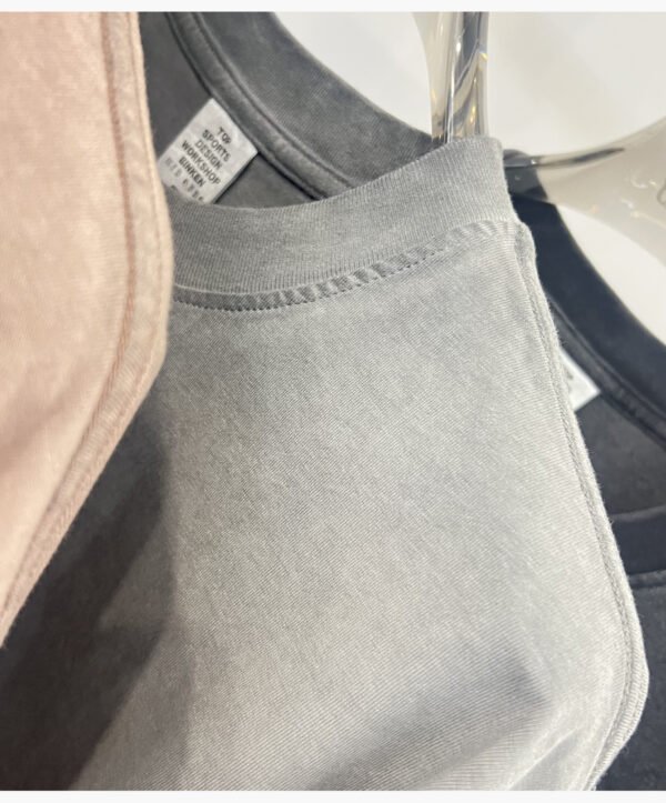 Custom 250 GSM Vintage Washed Oversized T-Shirt - Style 36E733 - product detail view 11