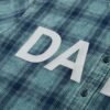 Custom Vintage Washed Distressed Plaid Shirt - Style 26B198 - product detail view 3