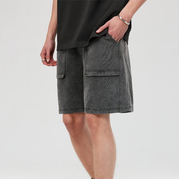 Custom Vintage Washed Utility Pocket Shorts - Style BB1A94 - product detail view 2 Custom Vintage Washed Utility Pocket Shorts - Style BB1A94 - product detail view 2