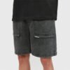 Custom Vintage Washed Utility Pocket Shorts - Style BB1A94 - product detail view 4 Custom Vintage Washed Utility Pocket Shorts - Style BB1A94 - product detail view 4