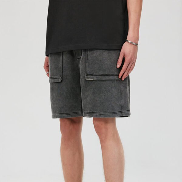 Custom Vintage Washed Utility Pocket Shorts - Style BB1A94 - product detail view 6 Custom Vintage Washed Utility Pocket Shorts - Style BB1A94 - product detail view 6