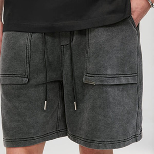 Custom Vintage Washed Utility Pocket Shorts - Style BB1A94 - product detail view 8 Custom Vintage Washed Utility Pocket Shorts - Style BB1A94 - product detail view 8