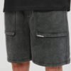 Custom Vintage Washed Utility Pocket Shorts - Style BB1A94 - product detail view 9 Custom Vintage Washed Utility Pocket Shorts - Style BB1A94 - product detail view 9