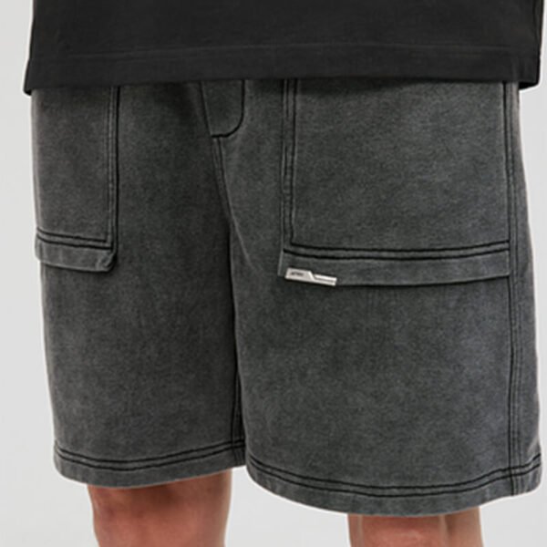 Custom Vintage Washed Utility Pocket Shorts - Style BB1A94 - product detail view 9 Custom Vintage Washed Utility Pocket Shorts - Style BB1A94 - product detail view 9