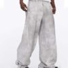Custom Vintage Washed Wide-Leg Casual Pants - Style 29F027 Custom Vintage Washed Wide-Leg Casual Pants - Style 29F027