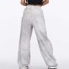 Custom Vintage Washed Wide-Leg Casual Pants - Style 29F027 - product detail view 5 Custom Vintage Washed Wide-Leg Casual Pants - Style 29F027 - product detail view 5