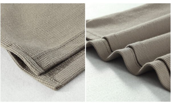 Custom Waffle Knit Button Polo Shirt 9018 - Style 8F1D13 - product detail view 13 Custom Waffle Knit Button Polo Shirt 9018 - Style 8F1D13 - product detail view 13