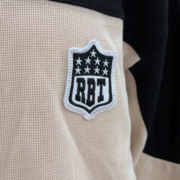 Custom Colorblock Waffle Knit Crewneck Sweatshirt - 748760b32f595b0f - Style 748760 - product detail view 2