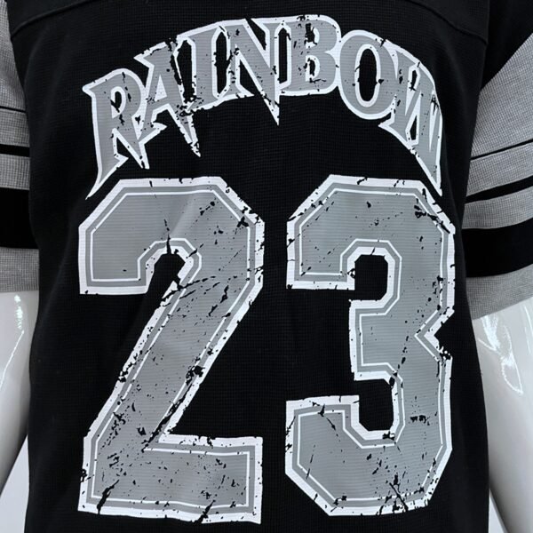 Custom Waffle Knit Graphic Streetwear T-Shirt - VW-74744 - Style 74744D - product detail view 2