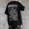 Custom 265GSM Oversized Waffle Graphic T-Shirt - Style 0D9AB5